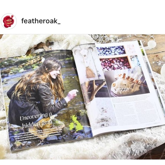 Featheroak Jewellery Artist Handmade Scottish Raw Refined Stone Ring Set - Picture 13 of 15